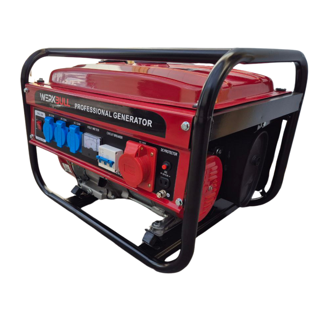 Немски Агрегат WerkBull 4,5 киловата - четиритактов Генератор за ток