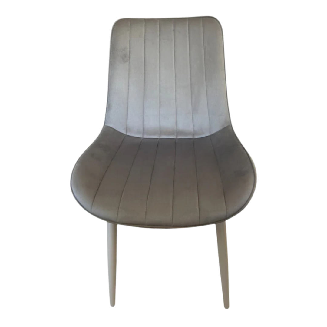 6бр. Трапезен стол Ария - светлосив