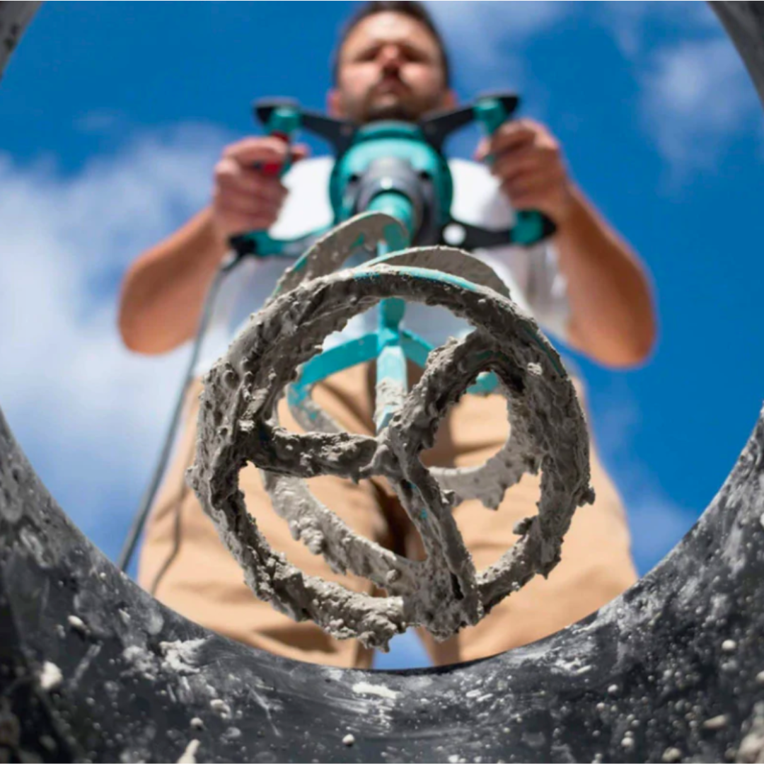 Промо Немски комплект Перфоратор 1600W + Строителен Миксер за бетон WerkBull 2400w