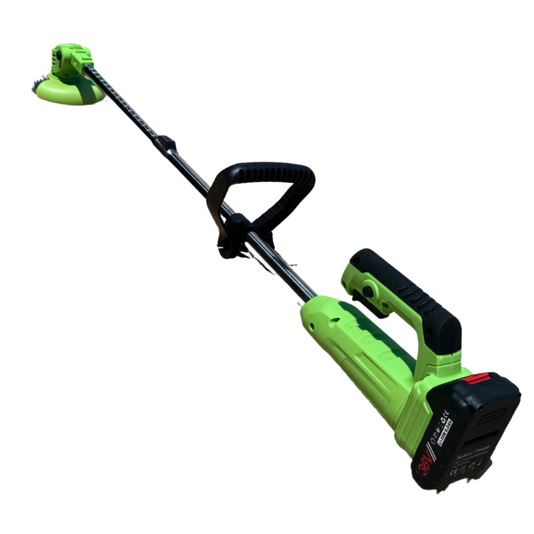 Акумулаторен Тример /36V 8Ah/ Косачка за Трева с 2бр батерии + 8 подаръка