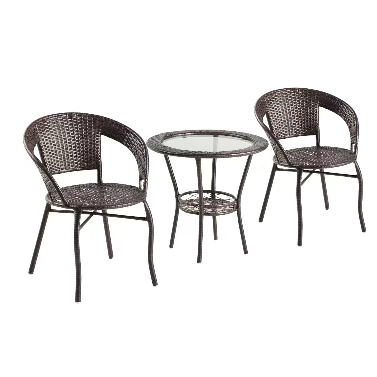 Ратанов Комплект Harmony | 2 стола с маса + поставка