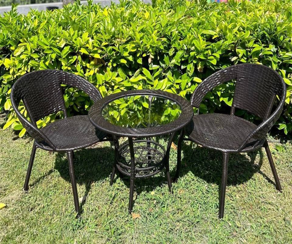 Ратанов Комплект Harmony | 2 стола с маса + поставка