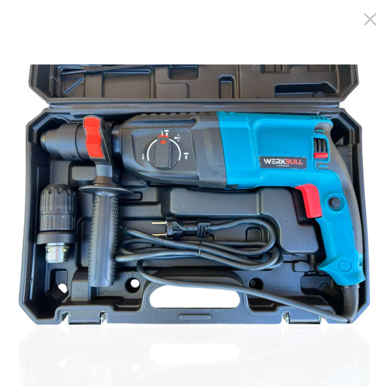 Перфоратор WerkBull- Пробивна Бормашина/Къртач 1200W 3 джаула