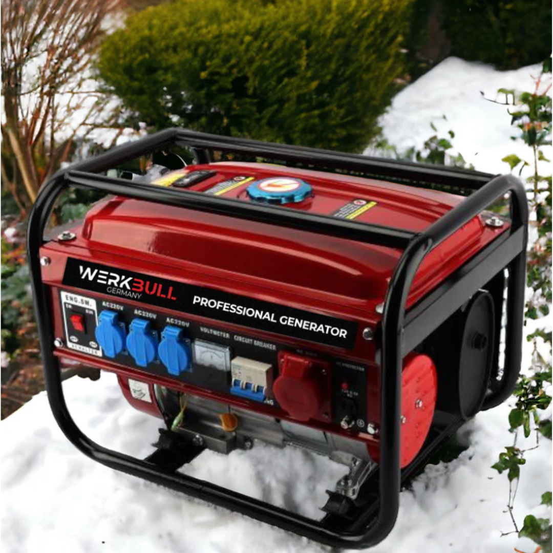 Немски Агрегат WerkBull 4,5 киловата - четиритактов Генератор за ток