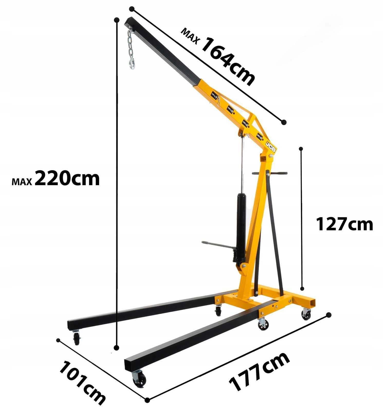 Хидравличен Кран Жираф 2 тона JCB TH72004