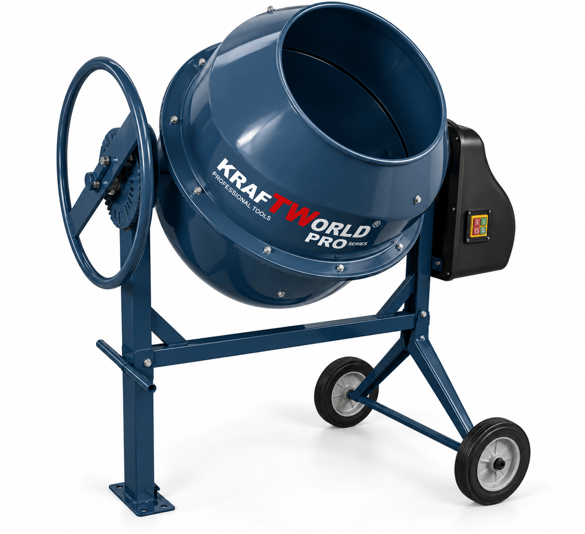 Бетонобъркачка KraftWorld Pro 180, 200 или 240 л - снимка 2
