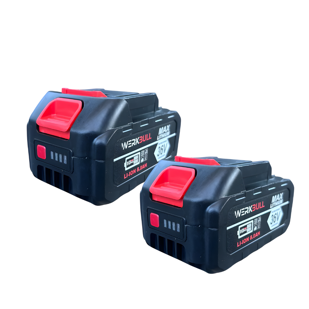 Немска Акумулаторна Резачка с автоматично омасляване + две батерии 36V/ 8Ah и две вериги