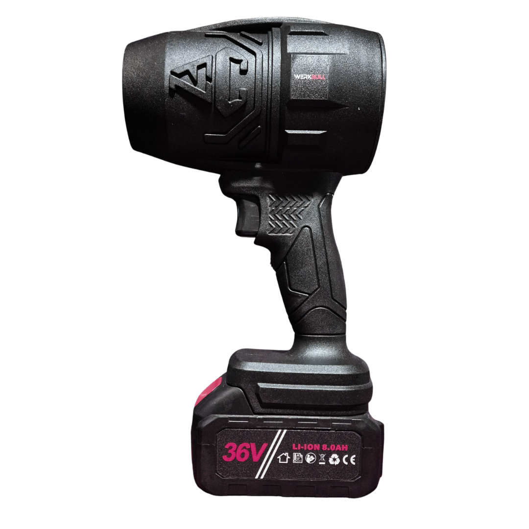 Универсален Мощен Пистолет - Духалка 36V с две батерии за Листа, Кола, Барбекю и др.