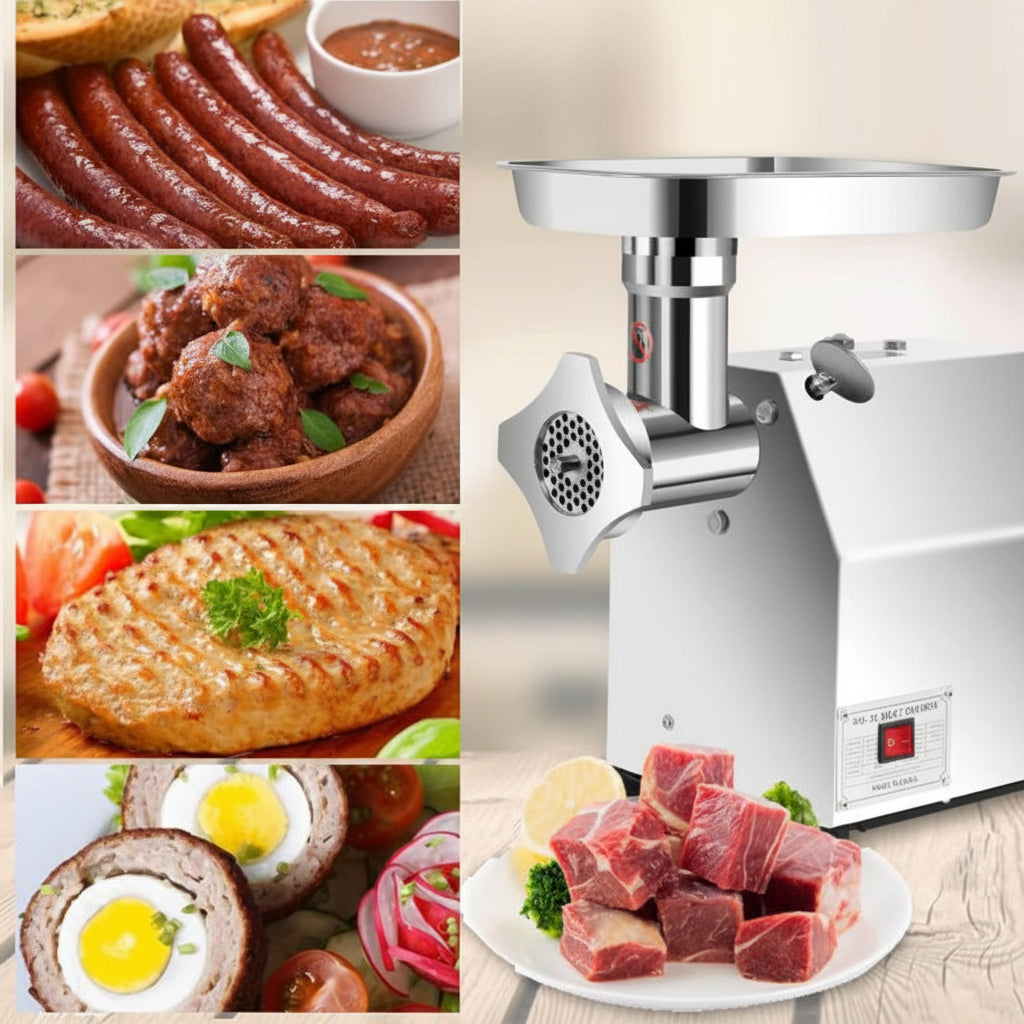 Електрическа Месомелачка WERKBULL GERMANY | 1200W, 180 кг/ч, Неръждаема Стомана